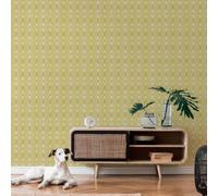 A.S. Création Retro 70's Oval Wallpaper Green/Cream/White Retro Chic 395341 8.50m x 0.53m Paste The Wall