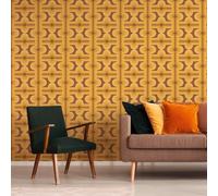 A.S. Création Retro 70's Panel Wallpaper Brown/Yellow/Orange Retro Chic 395334 8.50m x 0.53m Paste the Wall