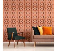 A.S. Création Retro 70's Panel Wallpaper Red/Orange Retro Chic 395332 8.50m x 0.53m Paste The Wall