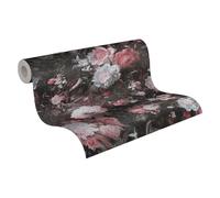 A.S. Création The Bos 388214 Non-Woven Wallpaper Floral 10.05 m x 0.53 m Made in Germany Red Black