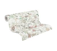 A.S. Création The Bos 388252 Non-Woven Wallpaper Country House Wallpaper 10.05 m x 0.53 m Made in Germany White Green