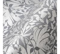 A.S. Création The BOS 388314 Non-Woven Wallpaper Floral 10.05 m x 0.53 m Made in Germany Grey Silver