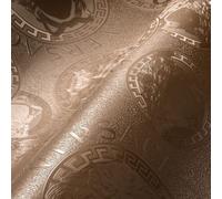 Versace Wallpaper Pink Metallic Luxury Designer Non-Woven Wallpaper Logo Medusa Rose 384612 10.05 x 0.70 m Made in Germany
