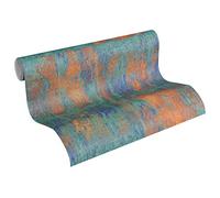 A.S. Création Vintage Wallpaper Elements Non-Woven Wallpaper 10.05 m x 0.53 m Blue Brown Copper Made in Germany 361181 36118-1