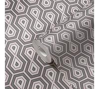 A.S. Création Vintage Wallpaper Jungle Chic Non-Woven 10.05 m x 0.53 m Pink Grey White Made in Germany by Architects Paper 377077 37707-7