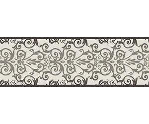 A.S. Création Wallpaper 935462, Vinyl Fleece, Metallic, Black, White, 5,00 m (Länge) x 0,17 m (Breite)
