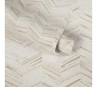 A.S. Création Wallpaper Geometric White Grey 383096 Non-Woven Wallpaper for Living Room Bedroom 10.05 x 0.53 m 383096
