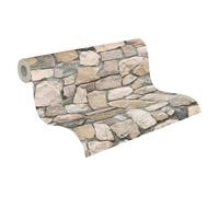 A.S. Création Wallpaper Il Decoro Natural Stone Wallpaper 10.05 m x 53 cm Multicolored Cream Grey Made in Germany 692412 6924-12