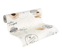 A.S. Création Wallpaper Il Decoro Wallpaper Coffee 10.05 m x 53 cm Beige Brown Cream Made in Germany 943081 94308-1
