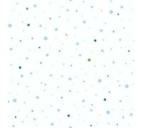 A.S. Creation White And Blue Kids Polka Dot Non Woven Wallpaper 10.05M X 53Cm For Children's Bedroom And Playroom