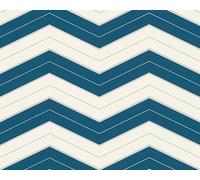 A.S. Creation Zig zag Chevron Stripy Geometric Modern Wallpaper in Teal A.S. Creation Teal