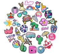 A.S.Marelis PVC Shoe Charms for Clogs - Waterproof DIY Shoe Decorations Accessories (Holiday)