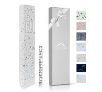 A&S Modern Stone Mezuzah Case Design, Mezuza Cover for Scroll Protection, Easy Peel and Stick Houswarming Gift and Home Blessing