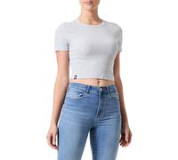 A/S ONLBETTY S/S O-Neck Short Top CC JRS, Light Grey Mix, XL