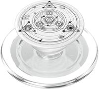 A Sacred geometry mandala with Alchemical Symbols PopSockets PopGrip for MagSafe