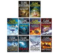 A Sam and Remi Fargo Adventure 10 Books Collection Set (Spartan Gold, Lost Empire, The Kingdom, The Tombs, The Mayan Secrets, The Eye of Heaven, The Solomon Curse, Pirate, Romanov Ransom & Grey Ghost)