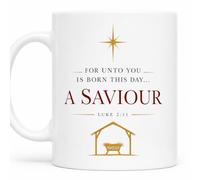 A Saviour Luke 2:11 Christian Christmas Gift Mug