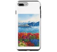 A Sea of Flowers Beneath the Snowy Peaks Case for iPhone 7 Plus/8 Plus