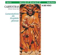 A Sei Voci - Carpentras: Lamentations De Jeremie [Japan CD] WPCS-16155