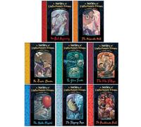 A Series of Unfortunate Events 8 Books Bundle Collection Set By Lemony Snicket (The Bad Beginning, Miserable Mill, Ersatz Elevator, Grim Grotto, Vile Village,Hostile Hospital,Slippery Slope & More)