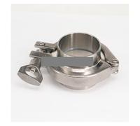 A Set 48mm O/D Tri Clamp Weld Ferrule + Tri Clamp + Silicon Gasket 304 Stainless Steel