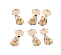 A Set 6 Pcs Gold Locked String Tuning Pegs Key Tuners Machines Heads For Acoustic Electric Guitar Guitar Knobs Tuning Keys