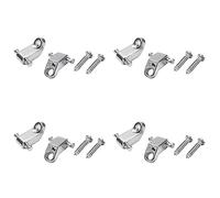 A Set 8 Pcs Electric Guitar Roller String Tree String Retainer - Silver