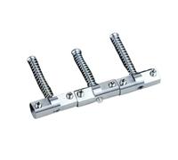 A Set Guitar Bridge Saddles (3 Pcs) Guitar Bridge 10.8mm Titanium Alloy Compensated Saddles for Wilk-inson for TL Replacement Part