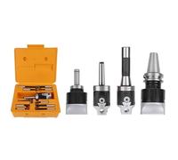 A Set MT2 MT3 MT4 C20 C25 BT30 BT40 NT30 NT40 R8 M10 M12 M16 + F1 2 Inch 50 Boring Head 12mm Boring Bar for Milling Machine Tool(18mm-12PCs(only Rod))
