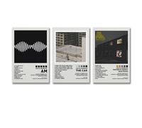 A Set Of 3 Arc-tic Monkeys Album Signature Wall Art Canvas Posters Room Decorative Aesthetic Print Decor Posters 16x24inch(40x60cm)-3pcs Style-3