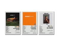 A Set Of 3 Frank Album Cover Poster Ocean Blond Music Poster Wall Art Canvas Posters Room Decorative Aesthetic Poster Print Decor Posters 12x18inch(30x45cm)-3pcs Style-2