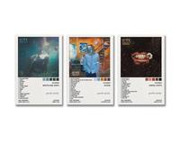 A Set of 3 Hozier Poster Music Album Cover Poster for Room, Aesthetic Canvas Wall Art, Bedroom Decor Poster, 08 x 12 inches (20 x 30 cm), 3 Pieces