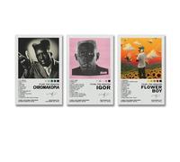 A Set Of 3 Tyler Poster The Creator Album Signature Poster Wall Art Canvas Posters Room Decorative Aesthetic Poster Print Decor Posters 12x18inch(30x45cm)-3pcs Style-3