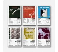 A Set Of 6 The Poster Smiths Rock Band Music Album Wall Art Canvas Posters Room Decorative Aesthetic Print Decor 08x12inch(20x30cm) Style-40