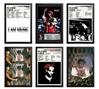 A Set Of 6 (Unframe) playboi carti poster Music Album Cover Canvas for Bedroom Wall Art Decor Posters & Prints (style, 08x12inch(20x30cm)