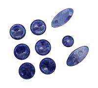 A Set Of 9 Pcs Saxophone Plastic Key Button Inlays 3 Colors Available Sax Mica Snap Buttons Saxophone Accessories Kit(Blue)