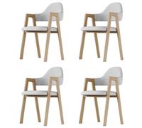 A Set of Four Kitchen And Dining Chairs,Upholstered with Linen Medieval Solid Wood Frame,Suitable for The Kitchen,Living Room, Area,D