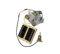 A Set Of Gold Plated Sealed Dual Coil Electric Pickups(Chrome YE)