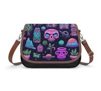 A Set of Object Doodles Shoulder Bag for Women, Handbag with Adjustable Strap & Inner Pocket, Crossbody Bag for Daily Commute Travel