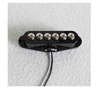 A Set Pole Piece Black Color Single Coil Electric Guitar Pickup Guitar Parts Accessory Kit Guitar Pickups (Color : 1pc Middle)