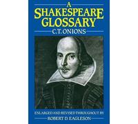 A Shakespeare Glossary 9780198125211 | Brand New | Free UK Shipping