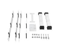 A - Shape 3 Tier Dumbbell Storage Stand, Dumbbell Rack Holder for Home Gym, Steel Dumbbell Organizer with ABS Slots, Compact Weight Rack for Adjustable and Fixed