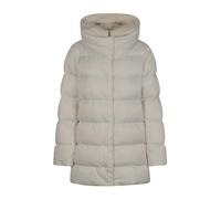 A-Shape Jacket in Satin and Lady Alternative Fur - female - Herno - Winter Jackets - White - 2XL - Jackets 2XL