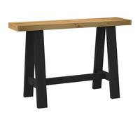 (a shape) vidaXL Console Table Coffee Table Hall Accent End Table NOAIN Solid Wood Pine