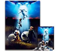 A Shaun The Sheep Movie_159214b Jigsaw Puzzle 1000 Pieces Wooden Puzzles Ideal for Lover, Perfect Christmas, New Year, Valentine's Gift 300 PCS