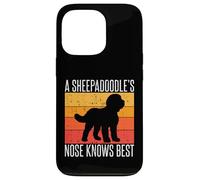 A Sheepadoodle’s Nose Knows Best Sheepadoodle Case for iPhone 13 Pro