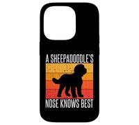 A Sheepadoodle’s Nose Knows Best Sheepadoodle Case for iPhone 14 Pro