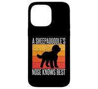 A Sheepadoodle’s Nose Knows Best Sheepadoodle Case for iPhone 14 Pro Max