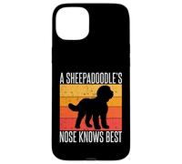 A Sheepadoodle’s Nose Knows Best Sheepadoodle Case for iPhone 15 Plus