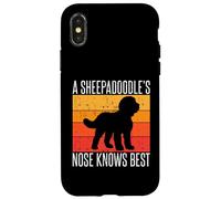 A Sheepadoodle’s Nose Knows Best Sheepadoodle Case for iPhone X/XS